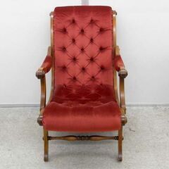 横浜ダニエル ブーツ ワイドアームチェア Daniel Boot クラシック 鋲打ち 1人掛けソファ アンティーク調 札幌 西区 西野