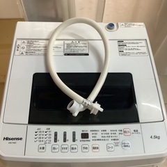 Hisense   ハイセンス　洗濯機　HW-T45C    2019年製  4.5㎏