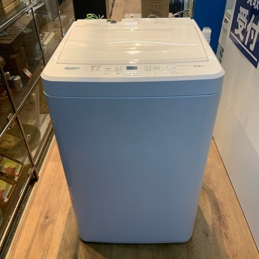 2021年製　ヤマダ　全自動洗濯機　6.0kg YWM-T60H1