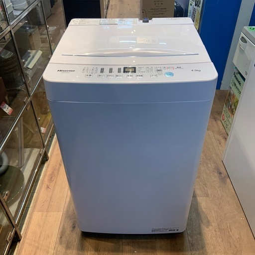 2020年製　ハイセンス　全自動洗濯機　4.5kg HW-E4503