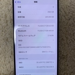 iPhone15 Pro 256GB SIMフリー　