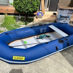 ゴムボート エレキ付き