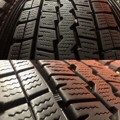 【DUNLOP SV01 195/80R15 107/105L LT】スタッドレス【トヨタ ハイエース 純正ホイール 15インチ 6J6HPCD139.7+35】バリ溝　(KTM142) 