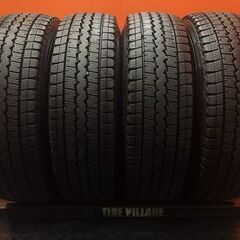 【DUNLOP SV01 195/80R15 107/105L LT】スタッドレス【トヨタ ハイエース 純正ホイール 15インチ 6J6HPCD139.7+35】バリ溝　(KTM142) 