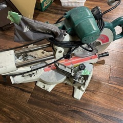 中古　HITACHI C10FSH 卓上スライド丸ノコ