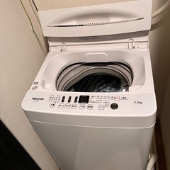 Hisense 洗濯機 HW-T55D 5.5kg 取扱説明書付き