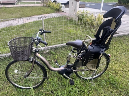 【取引直前】電動アシスト自転車　12.3v ヤマハ　チャイルドシート付き