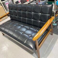 【店頭お渡し】USED　ｶﾘﾓｸ60　Kチェア2シーター W36173BW　激シブッ