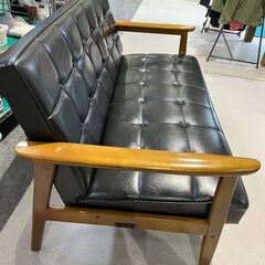 【店頭お渡し】USED　ｶﾘﾓｸ60　Kチェア2シーター W36173BW　激シブッ
