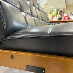 【店頭お渡し】USED　ｶﾘﾓｸ60　Kチェア2シーター W36173BW　激シブッ