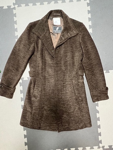 ZERO by TORNADO MART カルゼモールスタンドコート　茶色 ZERO by TORNADO MART カルゼモールスタンドコート 茶色