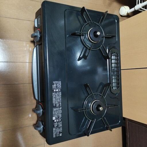リンナイ　LPガスコンロ　美品　ホース付き