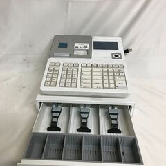 【北見市発】カシオ計算機株式会社 レジスター SR-S4000 2021年製 白 店舗用品 業務用 (E3052nrwrY)