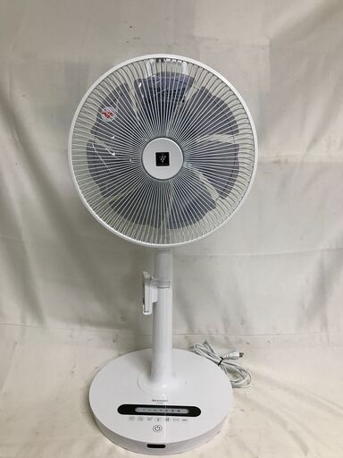 【北見市発】シャープ SHARP 扇風機 PJ-N3DS-W 2021年製 白 リビング 卓上 梅雨対策 (E3054anxY)