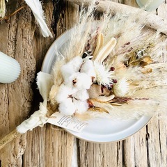 流木　パンパスグラス　リース　ハロウィン　クリスマス　ドライフラワー　スワッグ