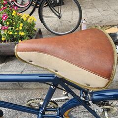 ミニベロ　２０インチ　６変速　美品　青　配達可能