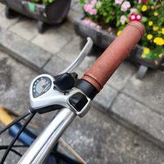 ミニベロ　２０インチ　６変速　美品　青　配達可能