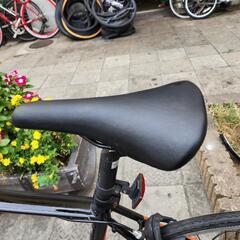 ロードバイク 700x23c 2x8変速 フレーム アルミ 美品 サドル