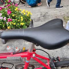 ミニベロ自転車 20インチ 6変速 赤 配達可能