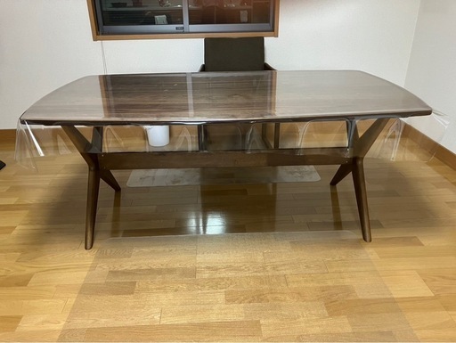 ニトリ リラックスワイド リビングダイニングテーブル 160cm幅 ミドル