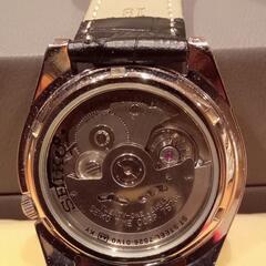 SEIKO ファイブ自動巻き　裏蓋スケルトン　付属品多数　中古美品