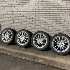 00027 三菱 パジェロ アルミホイール＋スタッドレス 4本