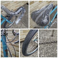 中古自転車 ブルーノ 2×8段変速 510MM ミニベロロード軽整備済み 防犯登録