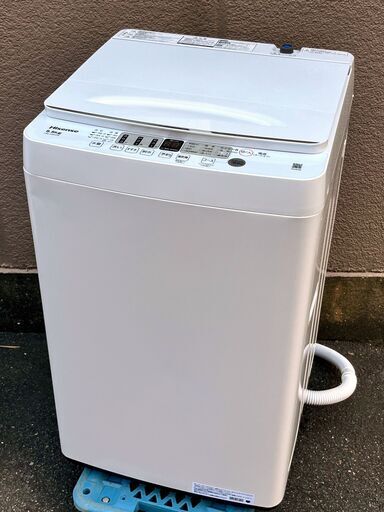 ㉗【税込み】ハイセンス 5.5kg 全自動洗濯機 HW-55E2W 2023年製【PayPay使えます】