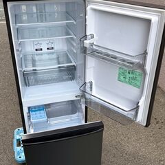 ㉟【税込み】三菱 146L 2ドア 冷蔵庫 MR-P15H-H マットチャコール 2022