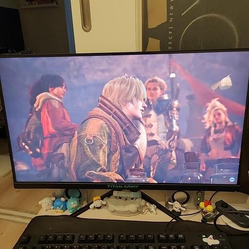 ゲーミングモニター 180hz 1ms 24.5型 2024年製 付属品完備 美品【PCモニター】