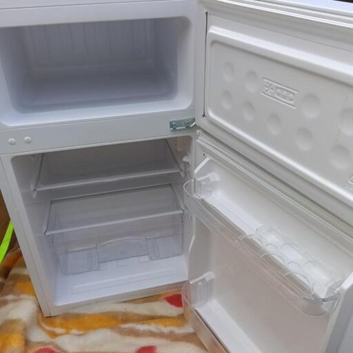 8r3 22年製 86L 2ドア冷蔵庫 一人暮らし 単身用 YFR-D91 山善YAMAZEN YFR-