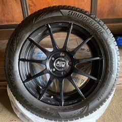 MSWホイール】ブリヂストン ブリザック 215/55R17 タイヤ ホイール
