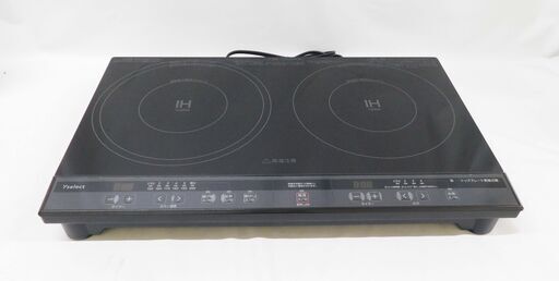 【恵庭】ヤマダ　IH調理器　YIH02EK　2023年製　2口　中古品　PayPay支払いOK！