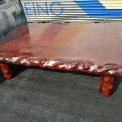 【配達無料】[アンティーク]一枚板座卓　