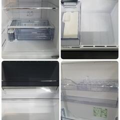 AQUA 冷凍冷蔵庫 238L・自動製氷機付　AQR-SV24H　2018年製品　ブラック