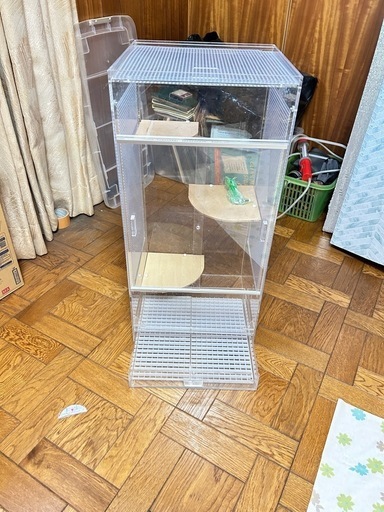 小動物用アクリルケース