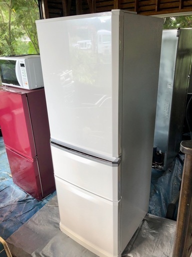 【美品】冷蔵庫　三菱　ノンフロン　20年製　335L  MR-C34E-W