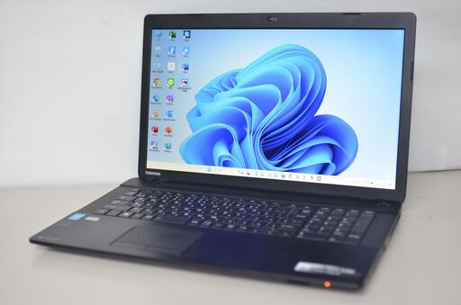 中古良品ノートパソコン 東芝 T57/43M Windows11+office 爆速SSD256GB core i5-4210U/メモリ8GB/17.3インチ/DVDマルチ/無線/WEBカメラ内蔵