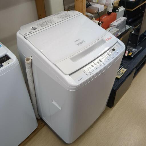 ◇HITACHI◇BEAT WASH、全自動洗濯機、BW-D14F-W、8㎏、2021年製  