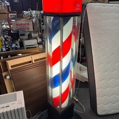 床屋さん サインポール 看板 昭和レトロ 年代物 アンティーク