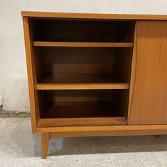 ◆🔶送料無料・設置無料有り🔶◆UNICO(ウニコ) ウッドキャビネット ライトブラウン 2枚扉引き出し SIGNE(シグネ)