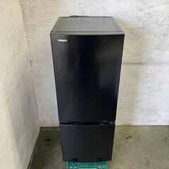 【TOSHIBA】 東芝 2ドア 冷凍冷蔵庫 容量153L 冷凍室43L 冷蔵庫110L GR-U15BS(K) 2023年製 J0418