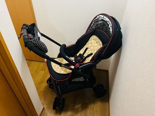 【未使用】おまけ付きSmartAngel A型ベビーカー デ・ヨーネ レジェ ミッキーマウス軽量4.9kg ハイシート54cm 生後1ヶ月～ 未使用】おまけ付きSmartAngel A型ベビーカー デ・ヨーネ レジェ