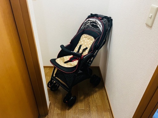 【未使用】おまけ付きSmartAngel A型ベビーカー デ・ヨーネ レジェ ミッキーマウス軽量4.9kg ハイシート54cm 生後1ヶ月～