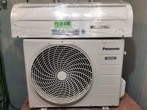 ワ0208 Panasonic2015年式2.2kw6畳適用35000円標準工事込み＠大阪市内・岩出市内価格