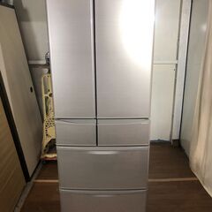 SHARP 6ドア冷蔵庫 2019年 清掃済み 455ℓ 自動製氷付き