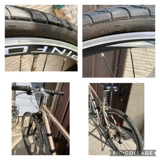 自転車 クロスバイク お譲りいたします。 GIANT GLIDE R3 シャンパン