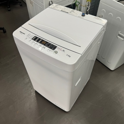 激安‼️21年製　HISENSE洗濯機　簡易乾燥機能付洗濯機 5.5kg HW-K55EA0275