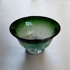 ガラス作家　舩木倭帆　イチゴプラントレーマ１客　shizuサイン有 工芸ガラス作家 舩木倭帆 イチゴプラントレーマ1客 shizuサイン有