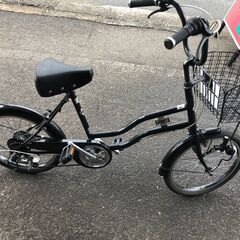 ミニベロタイプ　20インチ自転車　6段変速付き　自転車整備士整備済み ミニベロタイプ 20インチ自転車 6段変速付き 自転車整備士整備済み